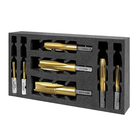 Versadrive HMT ImpactaTap 7Pc InsertFoam Set: M6, M8, M10, M12, M16, M20, M24 308010-SET3